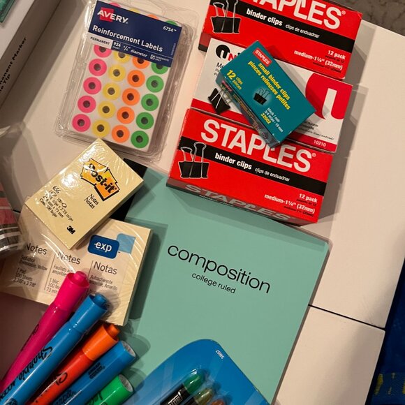 Office Supplies‎ (Mixed Lot - New!) Pens, Binder Clips, Notebook, More! - Picture 12 of 14